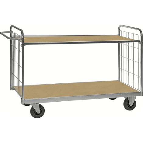 Ripiani per aree ESD con freni L x P x H 1790 x 650 x 1025 mm Kongamek