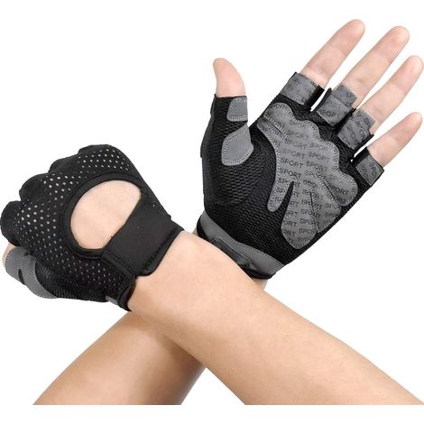 Gants Fitness - Gants Sportifs Antidérapants - Gants Cyclisme et Musculation - 1 Paire (1/4)