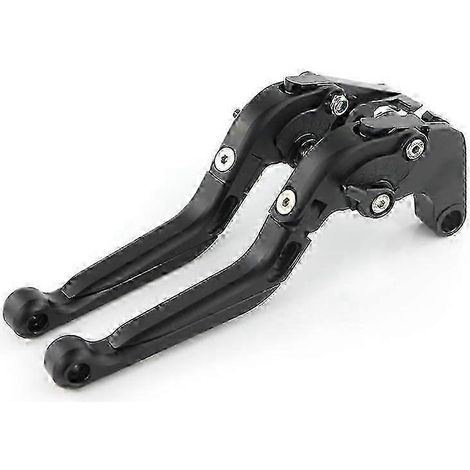 Leviers de frein et d'embrayage réglables CNC en aluminium (noir intégral) pour Honda CBR 900RR, CBR 900RR Fireblade, CBR929RR, CBR 929RR (2000-2001). (1/5)