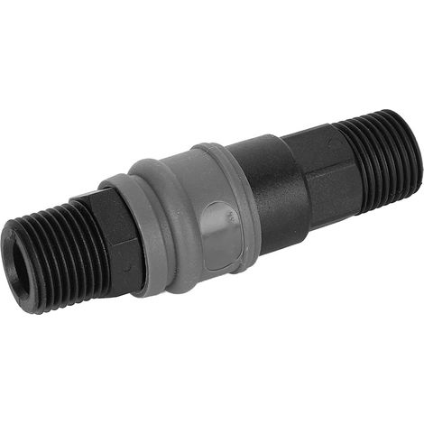 Schnellverbinder aus Kunststoff und Stahl, Typ C, selbstverriegelnd, für Druckluftschläuche, pneumatische Armaturen (G3/8" (30)) (1/5)