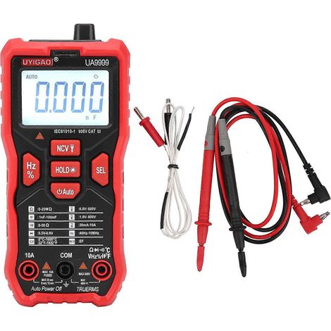 UA9999 Digitalmultimeter mit hoher Genauigkeit – AC/DC-Spannungs-, Strom-, Kapazitäts- und Widerstandsmessgerät (1/4)