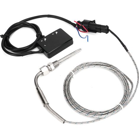 Jauge de température des gaz d'échappement numérique 4x4 Turbo Diesel Essence 12V DC NPT 1/8in (1/3)