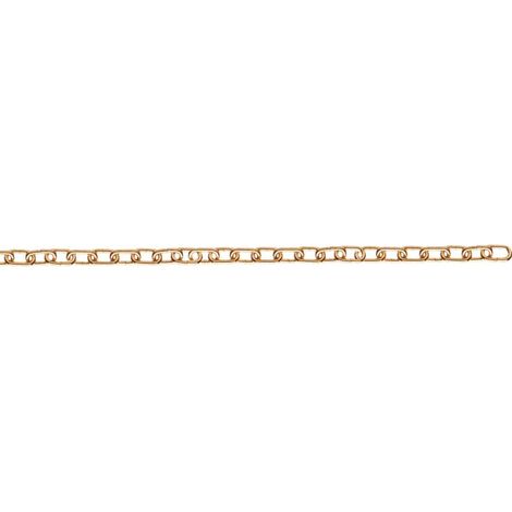 CATENELLA AD ANELLI NICKELATO 11X6X1,6 LUNGHEZZA 2 METRI SET 5 PEZZI - MASIDEF (1/2)