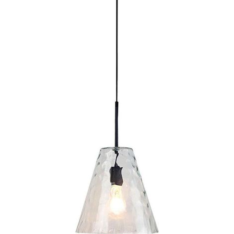 Lámpara de araña LED V-TAC de cono de vidrio con portalámparas E27 (máx. 60 W), color transparente (1/5)