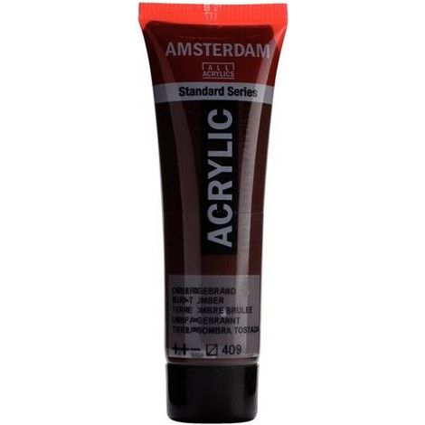 Peinture acrylique - Amsterdam - Standard - 20 Ml - Terra Ombra Bruciata - Mixte