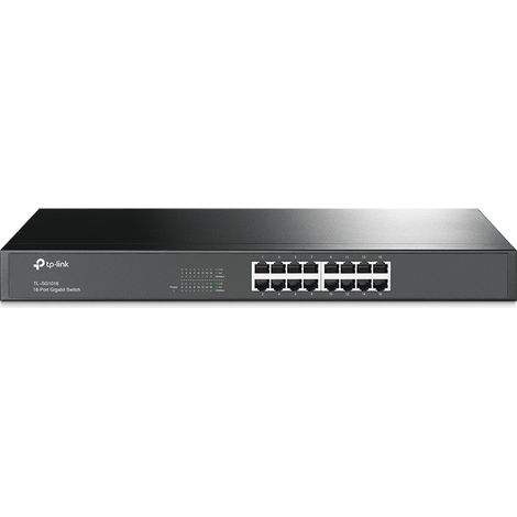 TL-SG1016 Gestionado L2 Gigabit Ethernet (10/100/1000) Negro