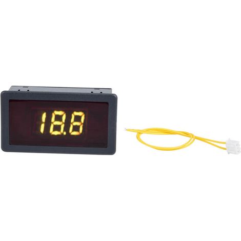 Voltmètre Numérique AC 70-380V, Affichage LED Jaune 0.56", pour Tableau de Bord (1/5)