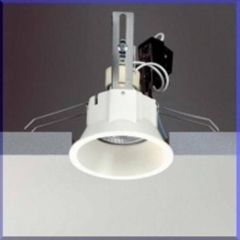 Egoluce faretto tappo luce arretrata 230v colore bianco attacco gu10 6329.01