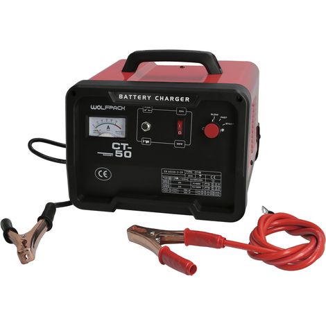 Cargabaterías con arrancador de coche 12/24V 30-350Ah (28A) automático (1/5)