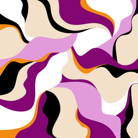 Papier peint panoramique - Abstrait - 130 cm x 130 cm (1/2)