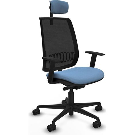 Silla de oficina piqueras y crespo Alares negro malla (1/2)
