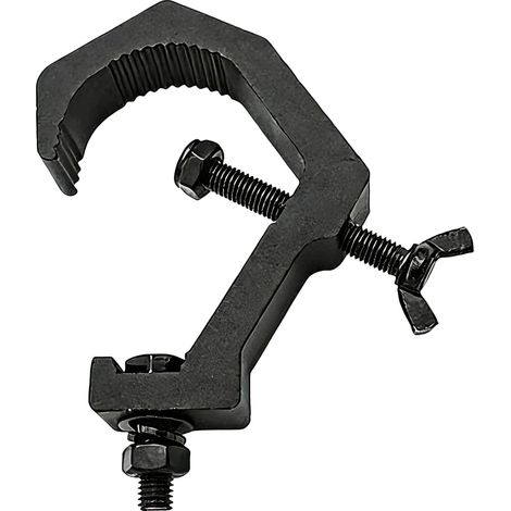 Crochet de serrage professionnel en alliage d'aluminium 25 mm 62 mm Tube réglable sans outil d'installation nécessaire Crochet d'éclairage réglable (1/4)