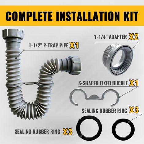 Bouche d'assainissement extensible 4045 pour lave-vaisselle, tapis de nettoyage, canalisation de drainage, tuyau de vidange, rinçage de vaisselle, canalisation de drainage (1/4)