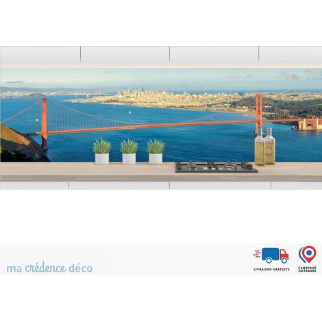 Crédence : San Francisco - Alu composite - 120 - 60 (1/3)