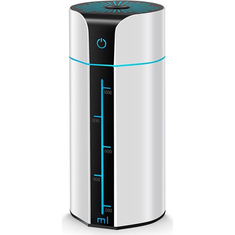 Humidificateur personnel de bureau silencieux, portable et alimenté par USB, avec fonction brumisation. (1/4)