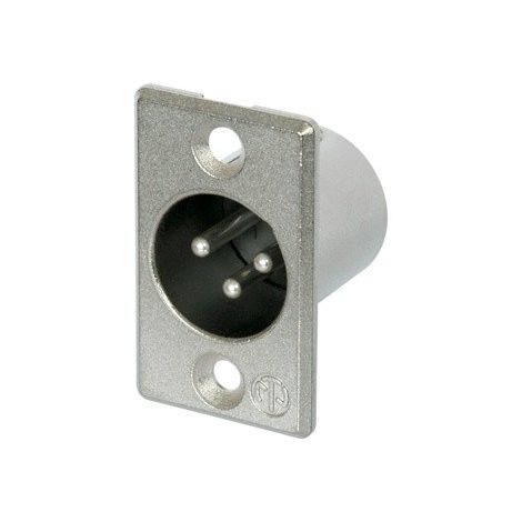 Base XLR Macho 3Pin NC3MP