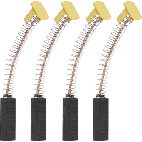 Lot de 2 paires de balais de charbon pour moteur compatibles avec 230 260 262 330 332 360 362 800 accessoires de rechange pour machine à coudre 4 x 5 x 16 mm (1/5)