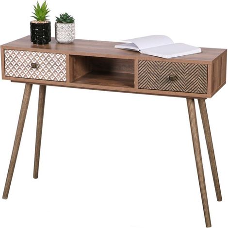 Console "Baobab" - Marron - L 100 x P 29 x H 75 cm - Livraison gratuite (1/5)
