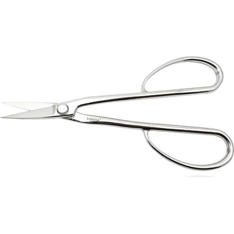 Cisailles de jardin en acier inoxydable de 8,5 pouces avec micro-dentelures et finition miroir - cisailles à feuilles tendres, cisailles à bourgeons et cisailles à fleurs (1/4)