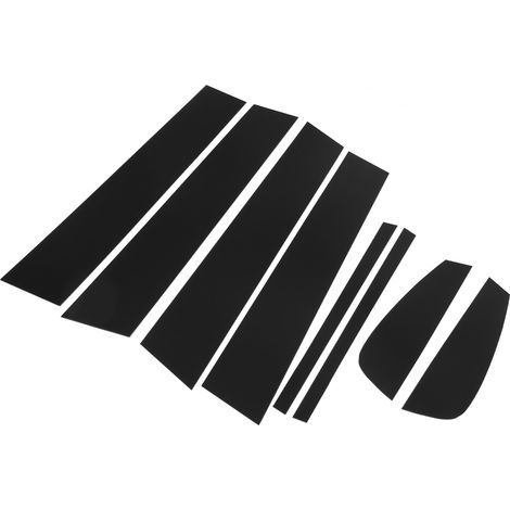 pièces de garnitures de montants de porte, autocollant de vitre extérieure noir brillant pour Cruze Hatchback 2012-2015 (1/5)