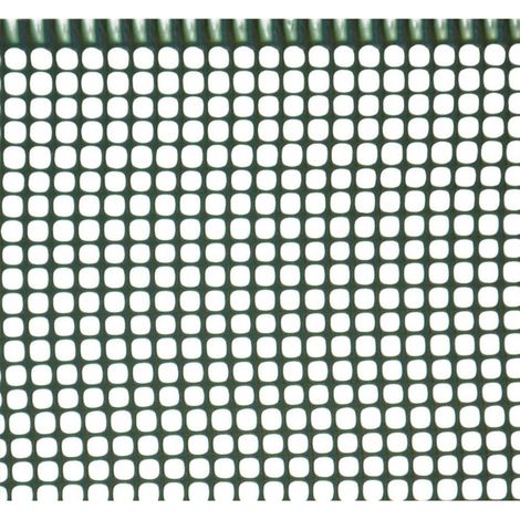 Rete per recinzione mini quadra maglia verde 5x5 verde 0,5x5 metri (1/2)