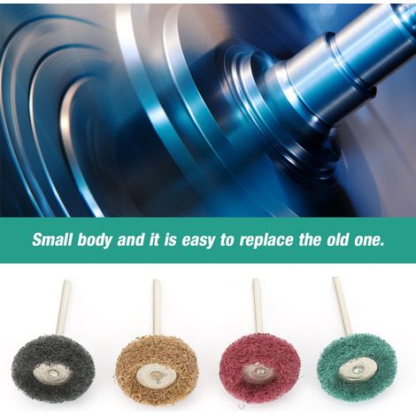 Kit 80 pièces roues à polir 25 mm brosse rotative abrasive tampon abrasif (1/5)