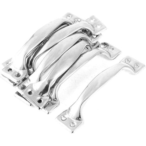 100 Hardware-Tool Silber Ton Metall Schrank Schublade Pull Griff 10,2 cm de (1/2)