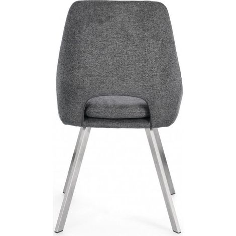 BIZZOTTO Sedia Kashar Grigio Scuro (1/5)