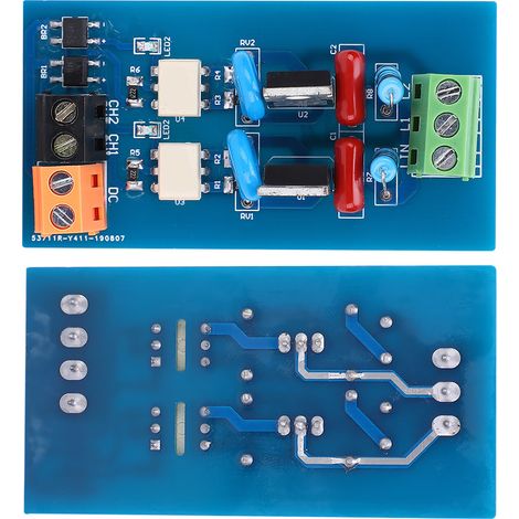 Carte d'amplification PLC 2 canaux, module relais sans contact, isolation photoélectrique, 8-230 V CA (1/5)