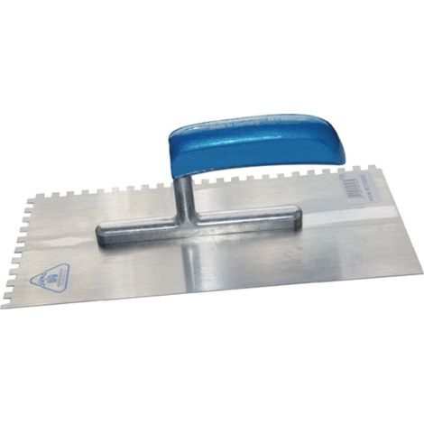 Platoir longueur 280 mm largeur 130 mm manche en frêne denture 6 x 6 mm acier, trempé épaisseur 0,7 mm (1/2)