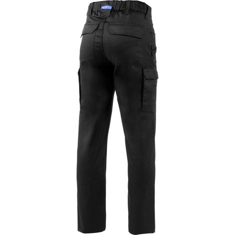 SPARCO Pantaloni da Lavoro TROUSERS VERMONT - Colore: Nero / Griglio Scuro - Taglia: XS (1/2)