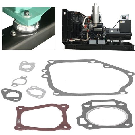 Ensemble de 4 Jeux de Joints pour Générateur Essence 168F GX160 2KW 3KW Comprend Tous les Joints Papier du Véhicule-KZQ (1/5)