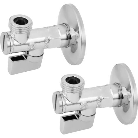 Rubinetto angolare con filtro acqua integrato per cucina e lavanderia 1/2 3/8 sottolavabo (quantita) pezzi 2 - confezione 1