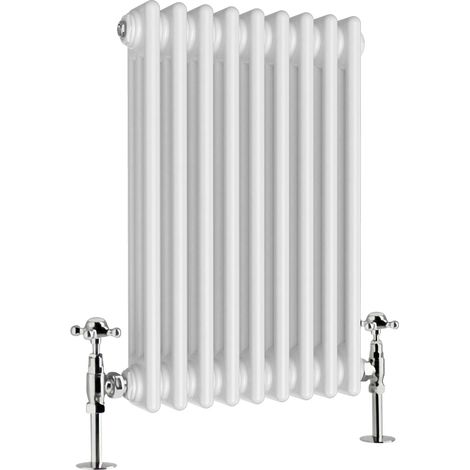 Warmehaus Traditional Triple Column White Radiator 600 x 425mm (1/4)
