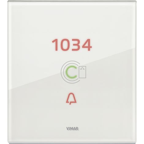 VIMAR - 21666.70.01 Placa transpondedora 3M NR diamante blanco