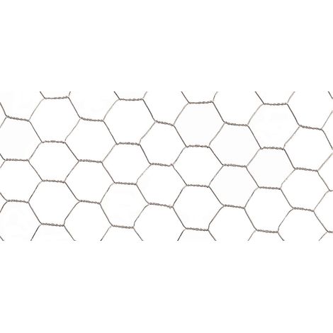 Dreifach gedrehtes Drahtgeflecht "Galvanex 41" - 0,50 x 10 m/41 x 0,8 mm NORTENE