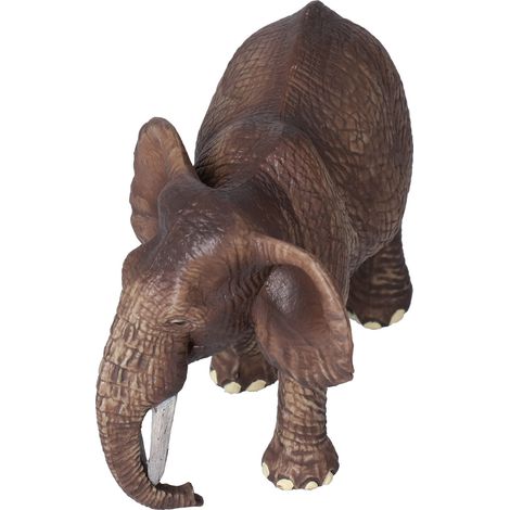 Figurine d'éléphant réaliste, peinte à la main, modèle réduit d'éléphant femelle (1/5)