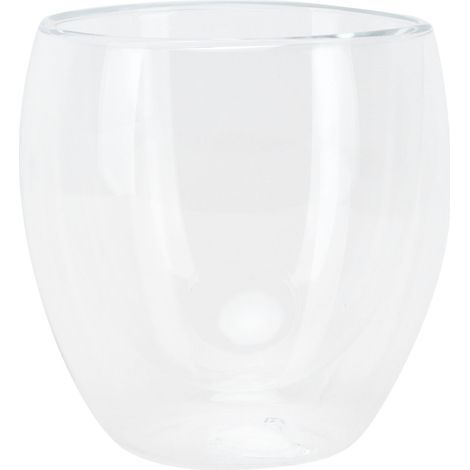 Tasse à lait transparente 2 couches, cylindrique résistante à la chaleur, mug à café 250 ml pour boissons maison. (1/5)