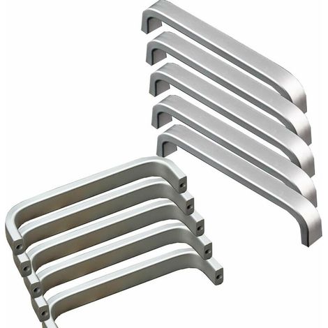 20 Stück 96 mm Küchenschranktürgriffe, Schrankschubladengriffe, Schlafzimmermöbelgriffe, Lochabstand, Aluminium
