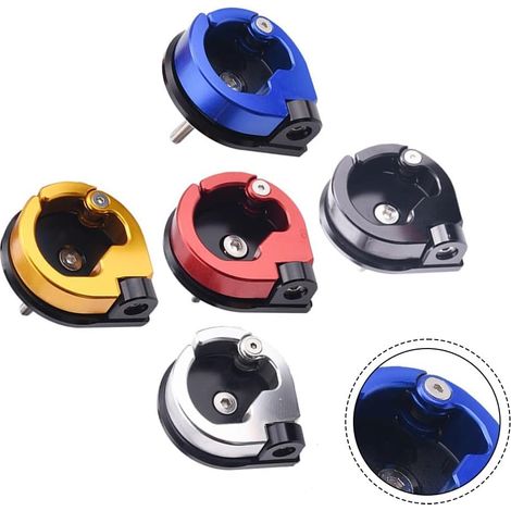 Crochet de suspension en alliage d'aluminium pour sac à main de moto, support de griffe pour la plupart des motos et véhicules électriques (1/5)