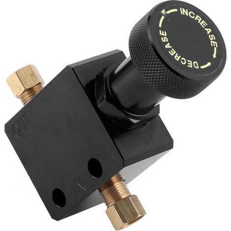 Disque de Valve de Dosage de Frein en Ligne Noir Universel, pour la Modification de Voiture et le Sport Automobile (1/5)