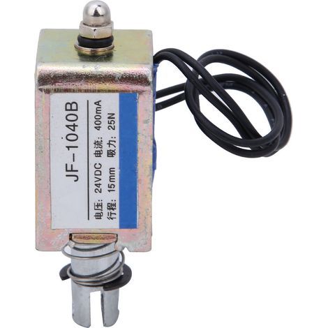 JF-1040B 25N, 24V DC, 15mm Hub Traktionselektromagnet für elektromagnetische Systeme (1/5)