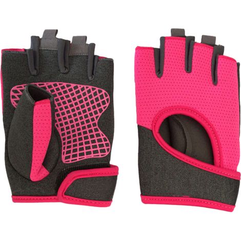 2 paires Gants de sport demi-doigts, polyester respirant, antidérapants, pour fitness, haltères, vélo et plein air (1/5)