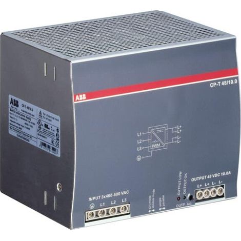 Alimentation à découpage Triphasée 48VDC/10.0A 1SVR427055R2000 ABB 242705520
