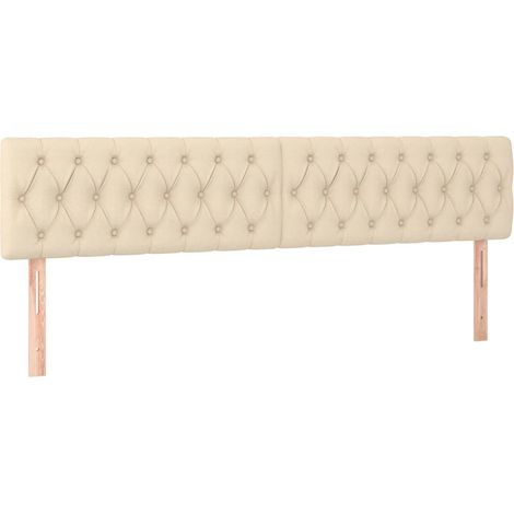 Maison Exclusive - Testiera Crema 200x7x78/88 cm in Tessuto