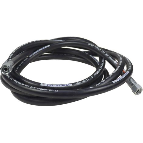 Hydraulikschlauchgewinde M22x1,5 gerade (WNP - WNP) L-5800 mm DN12-2SN Anhänger alter Typ (AA-13-5800) 27,5 MPa (1/2)