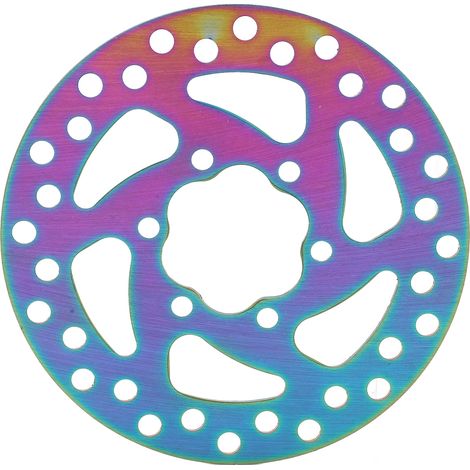 Adapté aux disques de frein pour véhicules électriques, composants de frein en acier inoxydable, performances fiables, conception à bord creux, améliorant les performances de freinage des vélos pliant (1/5)