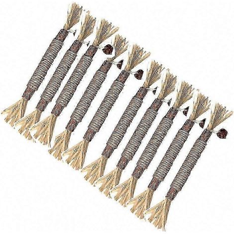 5-10 Katzenspielzeuge Silvervine Kaustäbchen, Katzenminze-Leckerli für Kätzchen zur Zahnreinigung (1/5)