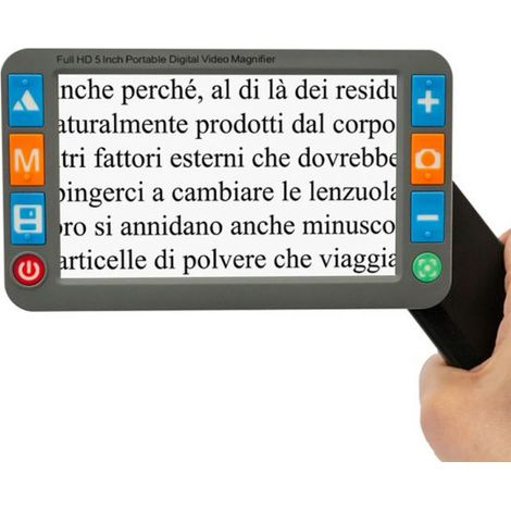 Diprogress Videoingranditore portatile 500ER LCD 5'' HD 32X - DP-VID500ER