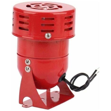 Buzzer Siren 220V 120DB High Power Mini Red Metal Motor Alarm Electric Industrial Noise Theft Guard MS 190 (1/4)